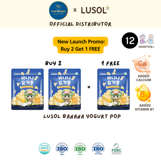 Lusol Banana Yogurt Pop - 12months+(25g)